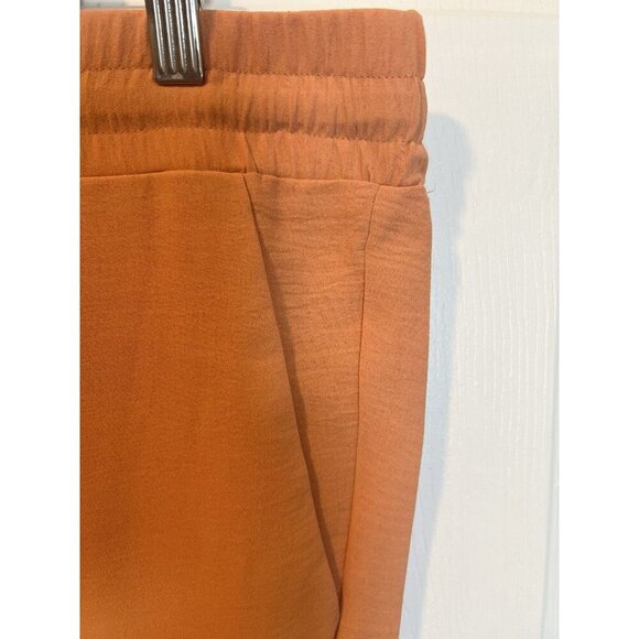 Everyday Jones Coral Cropped Pants Plus Size 1X Athleisure Drawstring Pockets - Picture 5 of 9